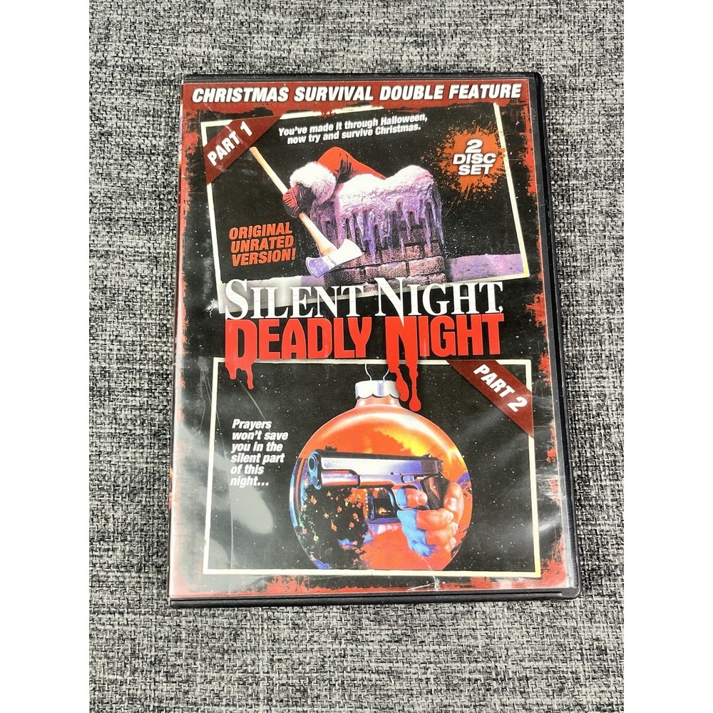 Silent Night, Deadly Night Part 1 & 2 Double Feature (DVD, 2012, 2-Disc) Horror